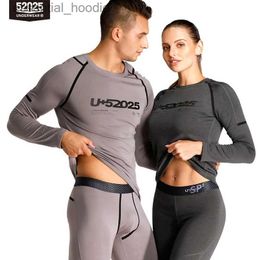 Men's Thermal Underwear 52025 Warm Men Thermal Underwear Women Thermal Underwear High-tech Carbon Long Johns Fashionable Thermal Clothing TechnologyC24315