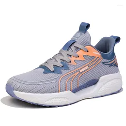 Casual Shoes 2024 Fall Men's Fashion Sports Breathable Soft Bottom Lace Up Running