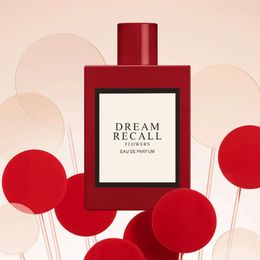 Delightful Dream for Women Jasmine Honey Italian Flower Tone Lasting Fragrance Red New Year Gift Perfume
