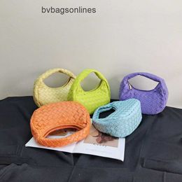 Luxury Bottegs Venets Jodie Bag Hand Woven Bag 2024 New Fashion Hand Held Womens Croissant Bag Personalised Carry Underarm with Original 1:1 Logo