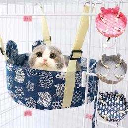 Mats Cat hammock hanging cat cage cat cushion cat bed cat sleeping bag summer nest pet cat blanket swing hanging bed