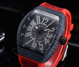 Luxury men's watch High-end leather strap Fashion rectangular dial design Women's watch Casual sports watch