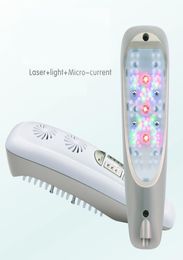 latest LED Light Comb Hair Regrowth Growth Brush Anti Hair Loss Therapy Massager5801867