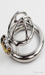 Small Belt Adult Game Sex Toys Male Device Stainless Steel Cock Short Cage Men Penis Harness CPA2319730345