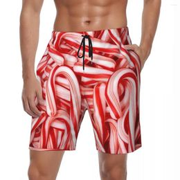 Men's Shorts Bathing Suit Colourful Christmas Board Summer Fructose Cool Casual Short Pants Men Running Surf Fast Dry Swim Trunks