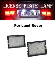 Car License Plate Lamp For Discovery 3 4 Range Rover Sport Freelander 2 6500K White Color License Plate LED Light1569927