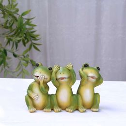 Resin Crafts Simulation Frog Pot Garden Hanging Decoration