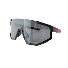 Designer Shield White Visor Red Stripe Mens Women Cycling Eyewear Men Fashion Polarized Sunglasses Outdoor Sport Running Glasses with Packagelbkh