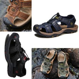 Top New Designer Sandal MEN Slides Black Platform Slipper Summer Flat Comfort Beach Pool GAI low price size 38-48