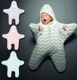 New Arrival Cute Starfish Baby Sleeping Bag Winter Baby Sleep Sack Warm Baby Blanket Swaddle Sleepsacks8554695
