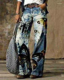 Womens Jeans 2023 Retro Casual Straight Leg Pants Sexy Cute Spicy Girl Japanese Korean Versatile Simple European And American