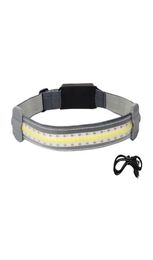 Led Headlamp Builtin Battery Rechargeable Headlight Head Waterproof Lamp White Red Lighting For Camping Working Headlamps2406324