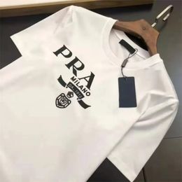 Pras Short Sleeve Summer Designer Casual Man Women Loose Basketball Shirt Pras T-Shirt With Print Short Sleeves Sweatshirt Pras Shirt Se 8499