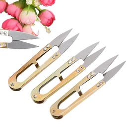 Stainless Steel Handmade Scissors Hand Tools Shaped Retro Household Tailor Shears For Embroidery Sewing Beauty Tools7107325