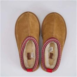 Platform Boots Designer Winter Sheepskin Slippers Women Fur Slipper Ladies Classic Ultra Mini Suede Booties