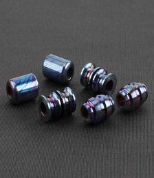 Outdoor Gadgets High Quality Titanium Mascus Pendant DIY Key Bracelet Accessories Beads Timascus Paracord Bead8687461