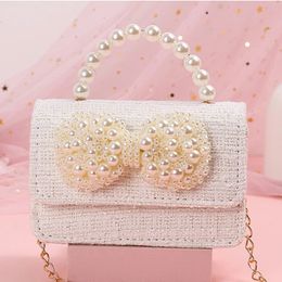 Kids Mini Handbag Tote Cute Little Girls Princess Crossbody Bags Baby Coin Pouch Toddler Clutch Bag Gift 240305