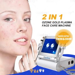 Portable 2 in 1 Facial Skin Care Tools Fibroblast Plasma Pen Jet Anti-inflammation Sterilization Cold Ozone Plasma Surface Treatment Medical Eye Lift Beauty Device