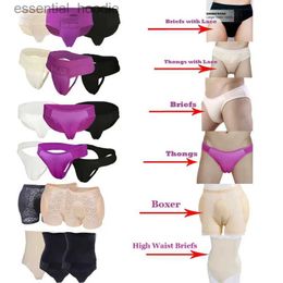 Underpants Mens Hiding Gaff Panty Fake Vagina Underwear Shaping Panty Sexy Lingerie Briefs Underpant Transgender Crossdresser Sissy PantiesC24315