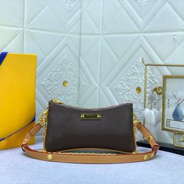 Orijinal deri sıcak tasarımcı kadın pochette omuz çantaları crossbody çanta altın zincir kılıf el çantaları tote çanta cüzdanları 2 içinde bölmeler sırt çantası
