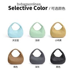 Jodie Bag Leisure Versatile Hand Carrying Crescent Female Internet Celebrity Same Style Instagram Small and Lightweight Weaving Dumpling Handheld