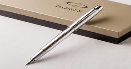 metal IM Stainless Arrow Clip Medium M Nib Fountain Pen0123535047