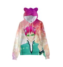 The Disus Life of Saiki K Cosplay Hoodie Saiki Kusuo 3D Kids Hooded Sweatshirt for Boys Girls Children Casual Tracksuit2952263