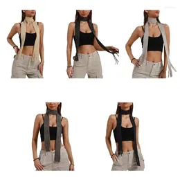Scarves Choker Scarf For Women Handbag Scarfs Neck Y2K Girls Gifts Belt Necktie Drop