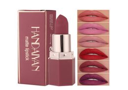 6 Colour Matte Lipstick Non Stick Cup No Fade Natural Long Last Easy to Wear Handaiyan Makeup Matt Lip Sticks7947659