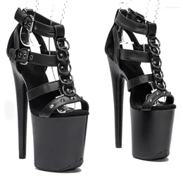 8inches 20cm/ Sandals Matte Leecabe Upper Lady Fashion Party Platform High Heel Nightclub Stage Pole Dance Shoes1kz 5