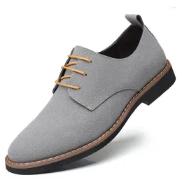 Casual Shoes High Quality Brand Spring Suede Leather Men Oxford Classic Sneakers For Male Comfortable Footwear Large Size 38-48