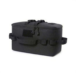 Outdoor Camping Gas Tank Storage Bag Large Capacity Ground Nail Tool Bag Gas Canister Picnic Cookware Utensils Kit Organiser a106