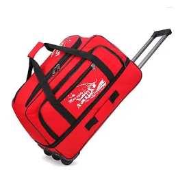 Day Packs Oxford Cloth Travel Men's And Women's General Boarding Business Bag Out Waterproof Folding Luggage Pull Rod