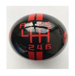 Gear 6 Speed Round Ball Type R S Shifter for Mustang Shelby GT 500 Cobra Manual Gear Shift Knob Trim Selector Red White Black Bla25045785