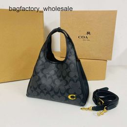 Hot Handbag in Europe and America New Lana Vegetable Basket Bag Fashionable Litchi Pattern Spliced Bucket Hadley One Shoulder Crossbody Hobo Bag