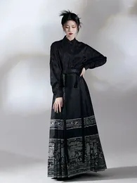 Skirts Dress Skirt Dating Leisure Traditional Women Casual Chinese Style Fashionable Horse Faced Light Long Universal