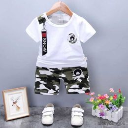 Clothing Sets 2020 New Summer Casual Camouflage Newborn Baby Boy Toddler Clothes Set T Shirt Tops Pants 2Pcs/sets Cotton Kids Outfits Clothing