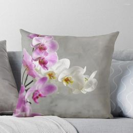 Pillow Beautiful Orchids Throw Sofa Cover Decor