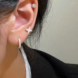 Stud Earrings Beautiful Simple Fashion Beads Circle Star For Women Korean Style 2024 Jewelry Earings Wholesale