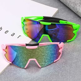 2023 New Colorful Large Frame Riding Glasses Outdoor Off Road Fishing Sports Windproof H3234