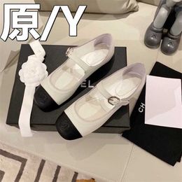 27% OFF Sports 2024 High edition small fragrant style Mary Jane womens genuine leather grandma single work and leisure Colour matching flat shoes