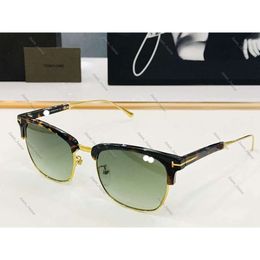 Tom Sunglasses Men Designer Tf Sunglasses Cassius Eyeglasses Tom Fors Sunglasses for Woman Half-frame Style High Quality with Sign Glasses Women Acetate Frame 611