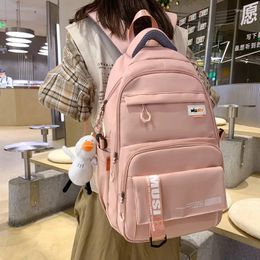 Backpack Multifunctional Women Travel Laptop Backpacks College Schoolbag For Teenage Grils Business Back PackNylon School Bags
