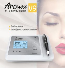 2019 Artmex V9 Permanent Microblading MTS PMU Digital Permanent Makeup tattoo Machine micro blading pen Eyebrow Eyeliner Lips3129648