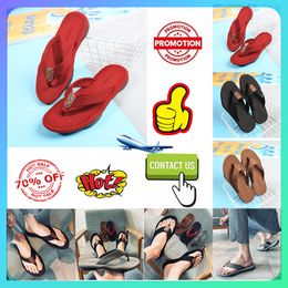 Designer Casual Platform Slides Slippers Men Woman anti slip wear-resistant weight 1breathable super soft soles flip flop Flat sandals GAI