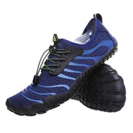 Non Brand Barefoot Running Foot Wear Shoes Offset Print Drainage System Insole Water Beach Shoes