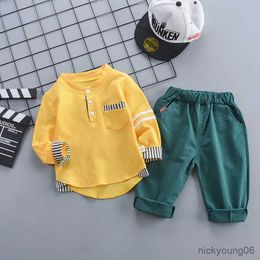 Clothing Sets New Autumn Baby Boys Clothes Children Girls Cotton Casual T-Shirt Pants 2Pcs/Sets Toddler Fashion Sports Costume Kids Tracksuits