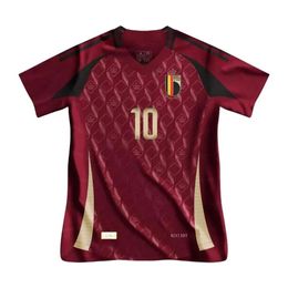 24 25 Home away BATSHUAYI MERTENS soccer jerseys R.LUKAKU E.HAZARD 2024 Euro cup National Team men MERTENS DE BRUYN T.HAZARD football shirt kids uniform...