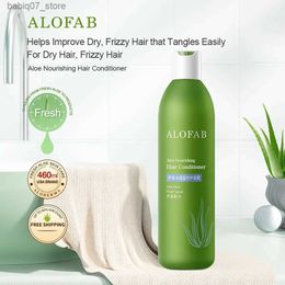 Shampoo Conditioner Alofab aloe moisturizing conditioner 460ml lotion used for drying and crazy repair damaged hair beauty care series Q240316