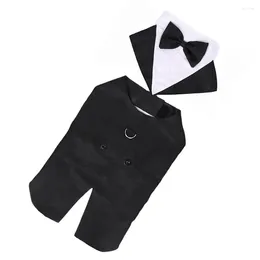 Dog Apparel Pet Tuxedo Outfits For Dogs Formal Wear Wedding Suit Grace Garment Elegant White